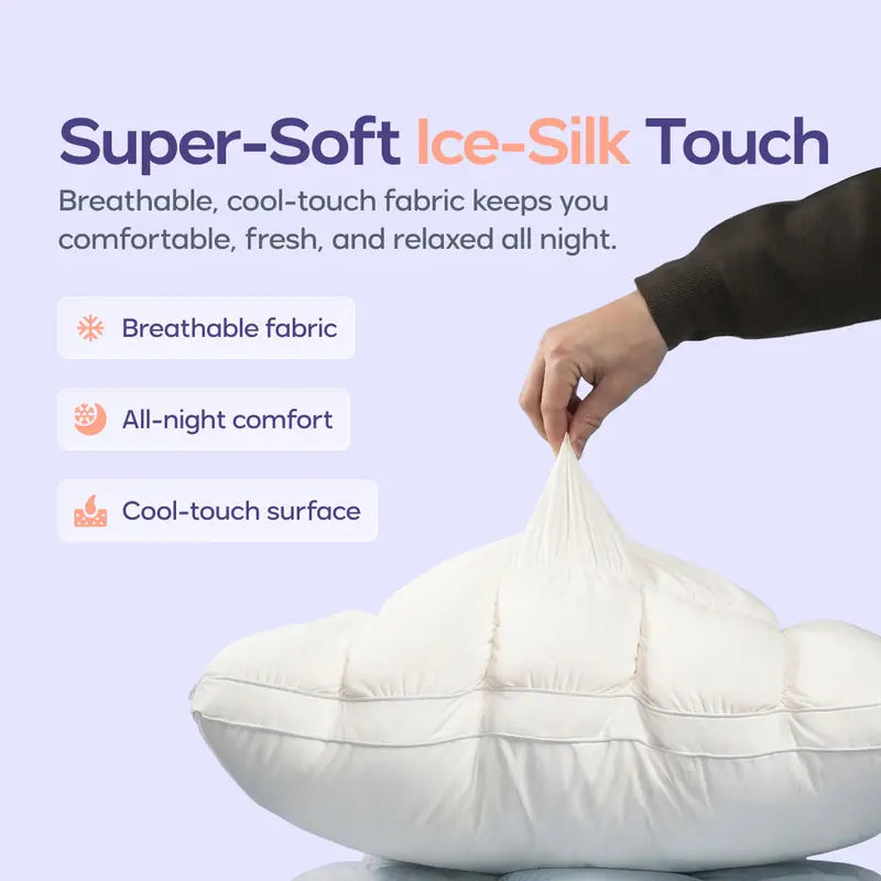 Mellow Puff Pillow: Cloud-like Comfort
